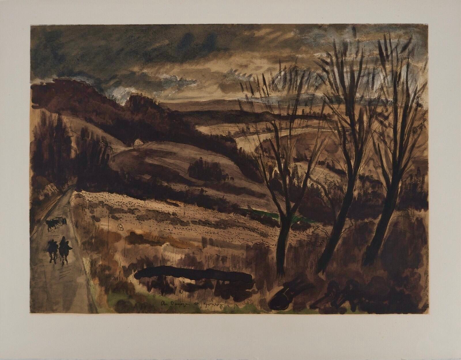 de Segonzac, Paysage d'Hiver, Collection Pierre Lévy (after) For Sale 1