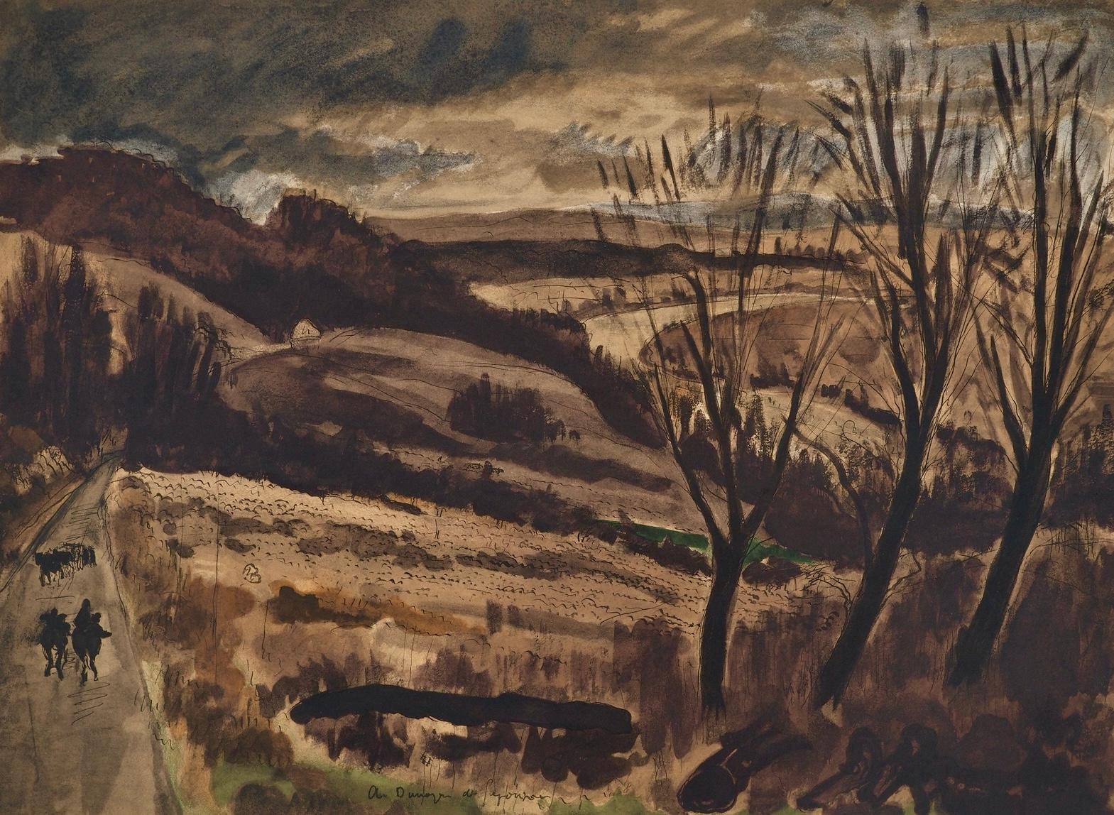 de Segonzac, Paysage d'Hiver, Collection Pierre Lévy (after)