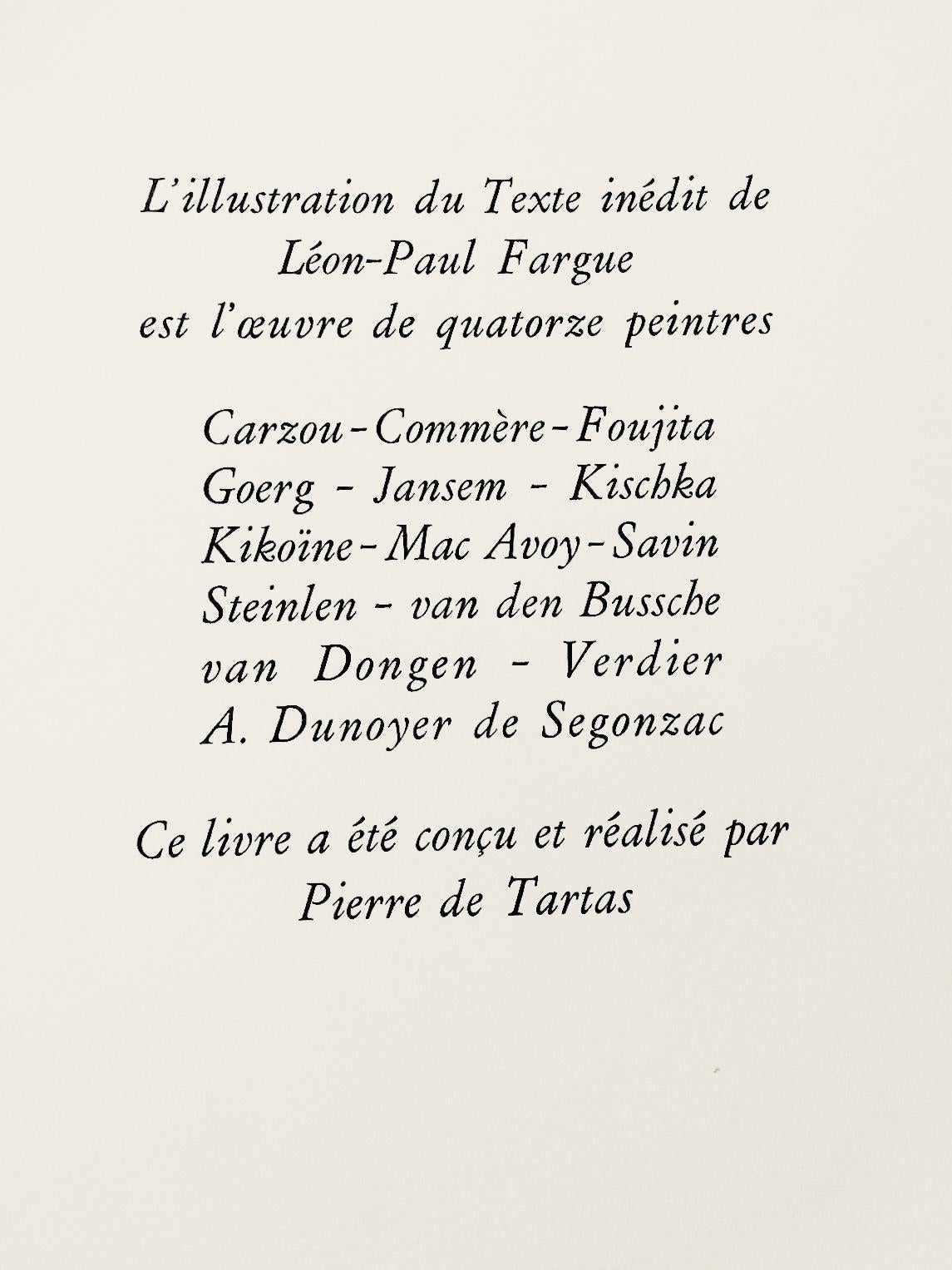 de Segonzac, Portrait de l'Auteur, Au Temps de Paris Seine (après) en vente 2
