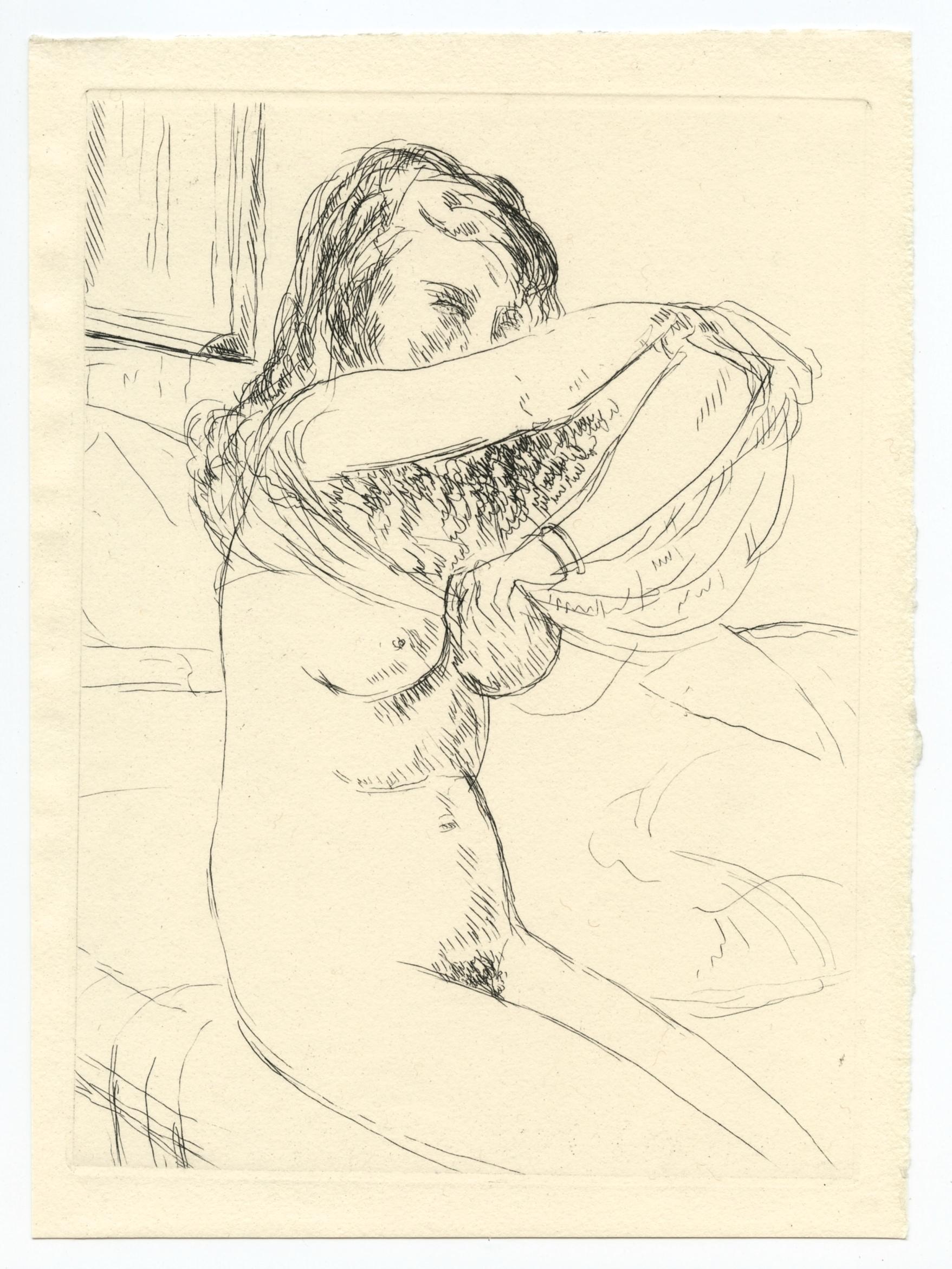 Nude Print André Dunoyer de Segonzac - gravure originale