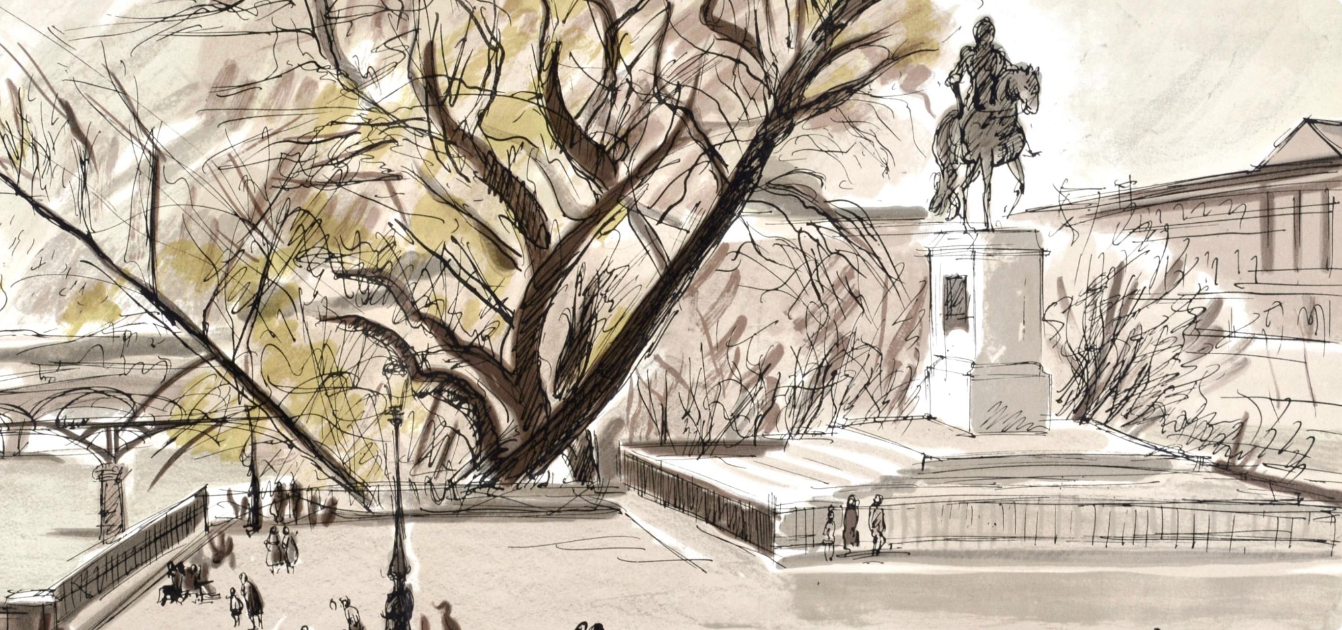 París le Pont Neuf, Regards sur Paris, André Dunoyer de Segonzac For Sale 1
