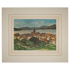 Andre Dunoyer de Segonzac, St Tropez, lithographie en édition limitée vers 1959