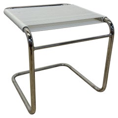 André Dupre Bauhaus Tubular Chrome Stool for Knoll