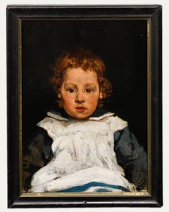 Alfred Cluysenaar (1837-1902) - Framed Oil, Portrait of André E. A. Cluysenaar