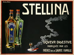 Affiche vintage originale de Stellina par Andre Farcy c1930