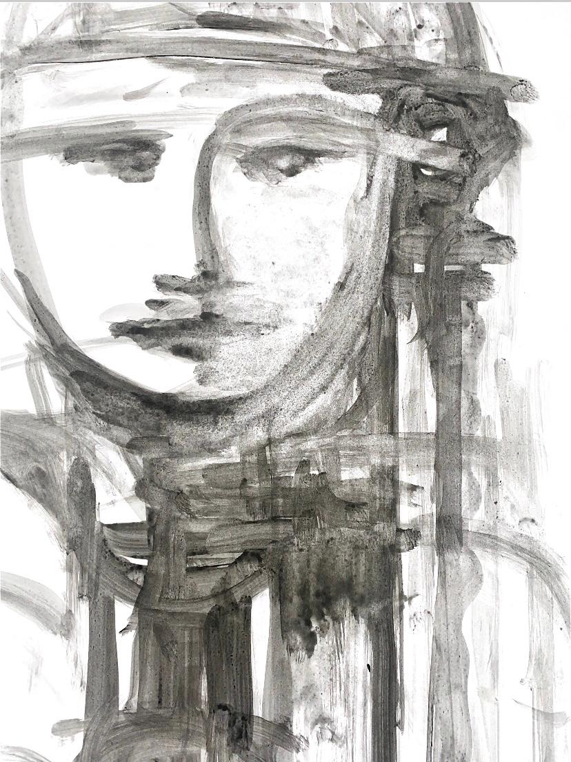 André Ferrand - Amazon Tinta diluida sobre papel Papel en venta