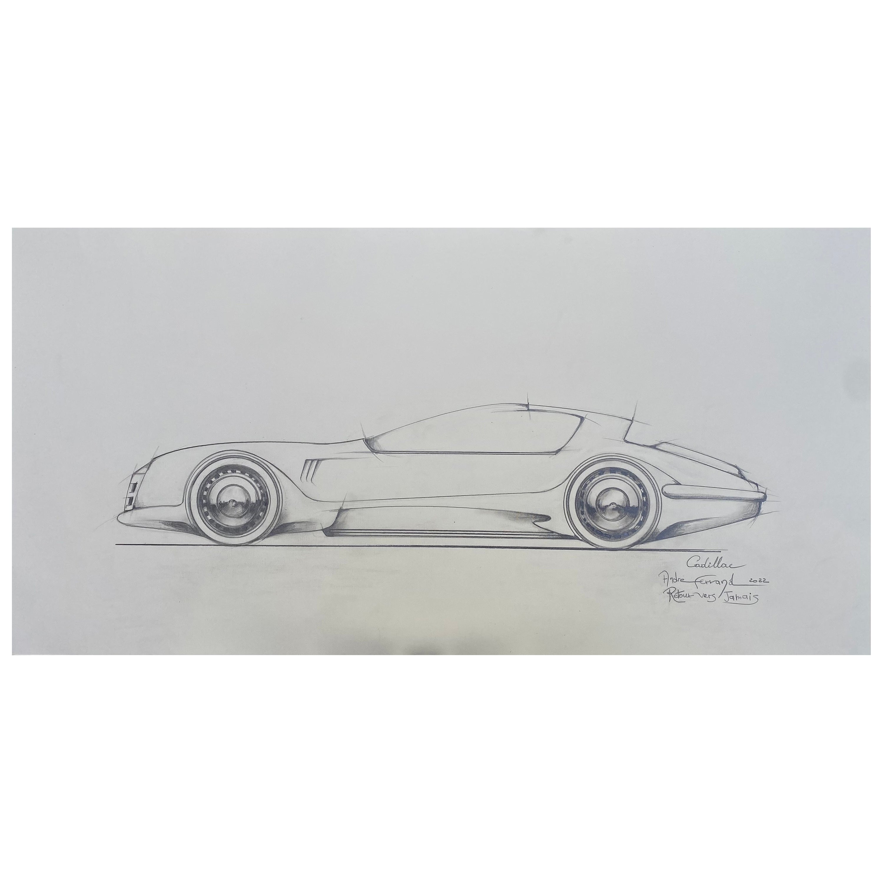 André Ferrand, Dessin Cadillac Retour Vers Jamais