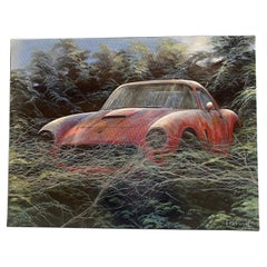 André Ferrand - Ferrari 250 GTO - Oil on canvas - 2011