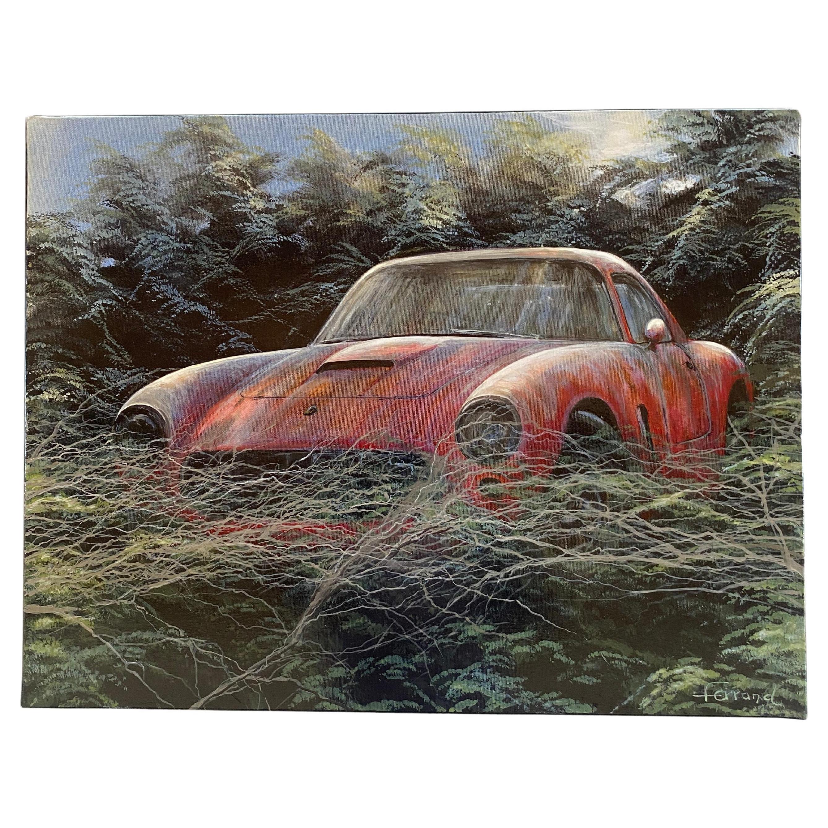 André Ferrand - Ferrari 250 GTO - Óleo sobre lienzo - 2011