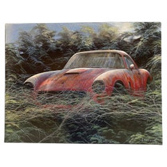 André Ferrand - Ferrari 250 GTO - Óleo sobre lienzo - 2011
