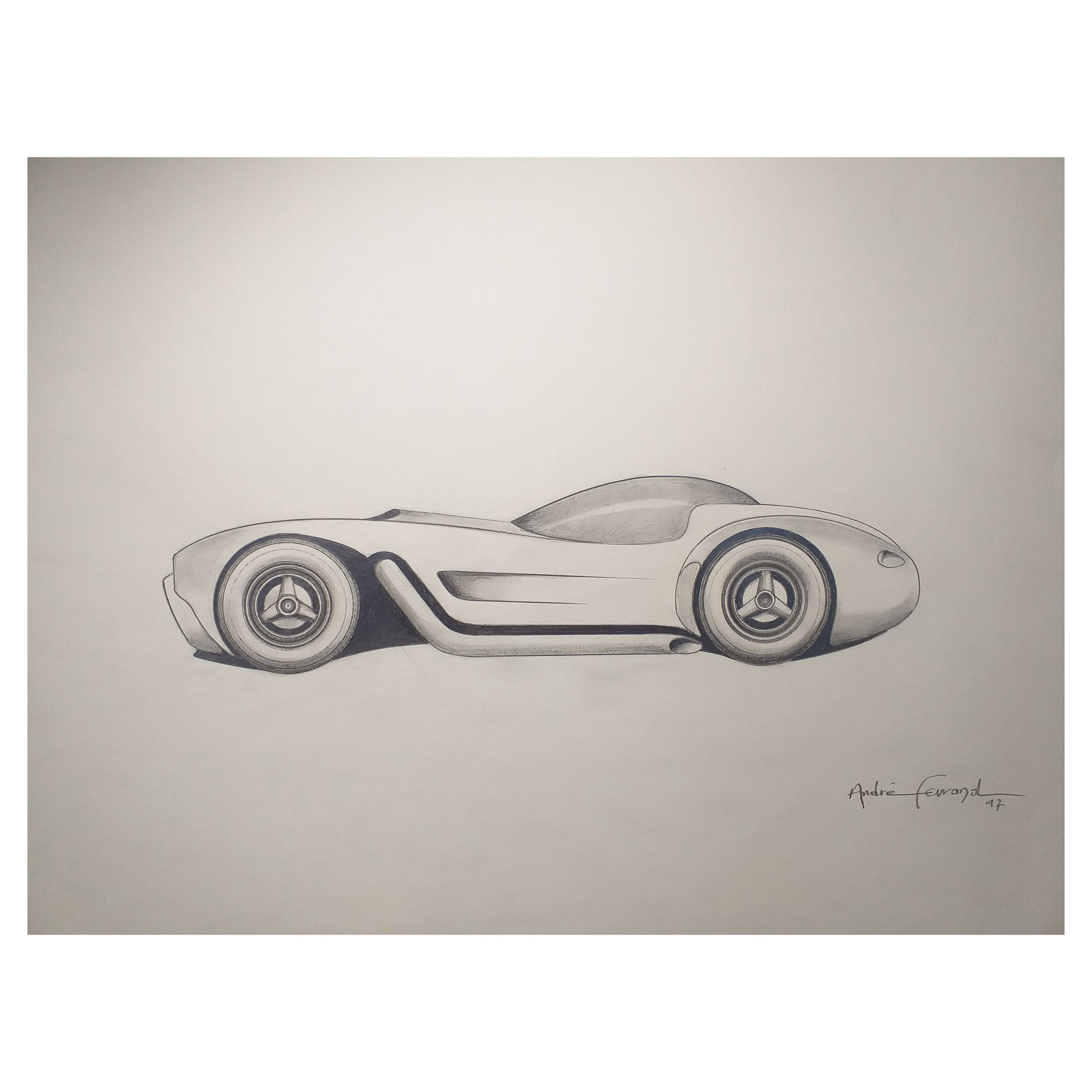 André Ferrand. Grand Coupé 5 Bleistift 1997