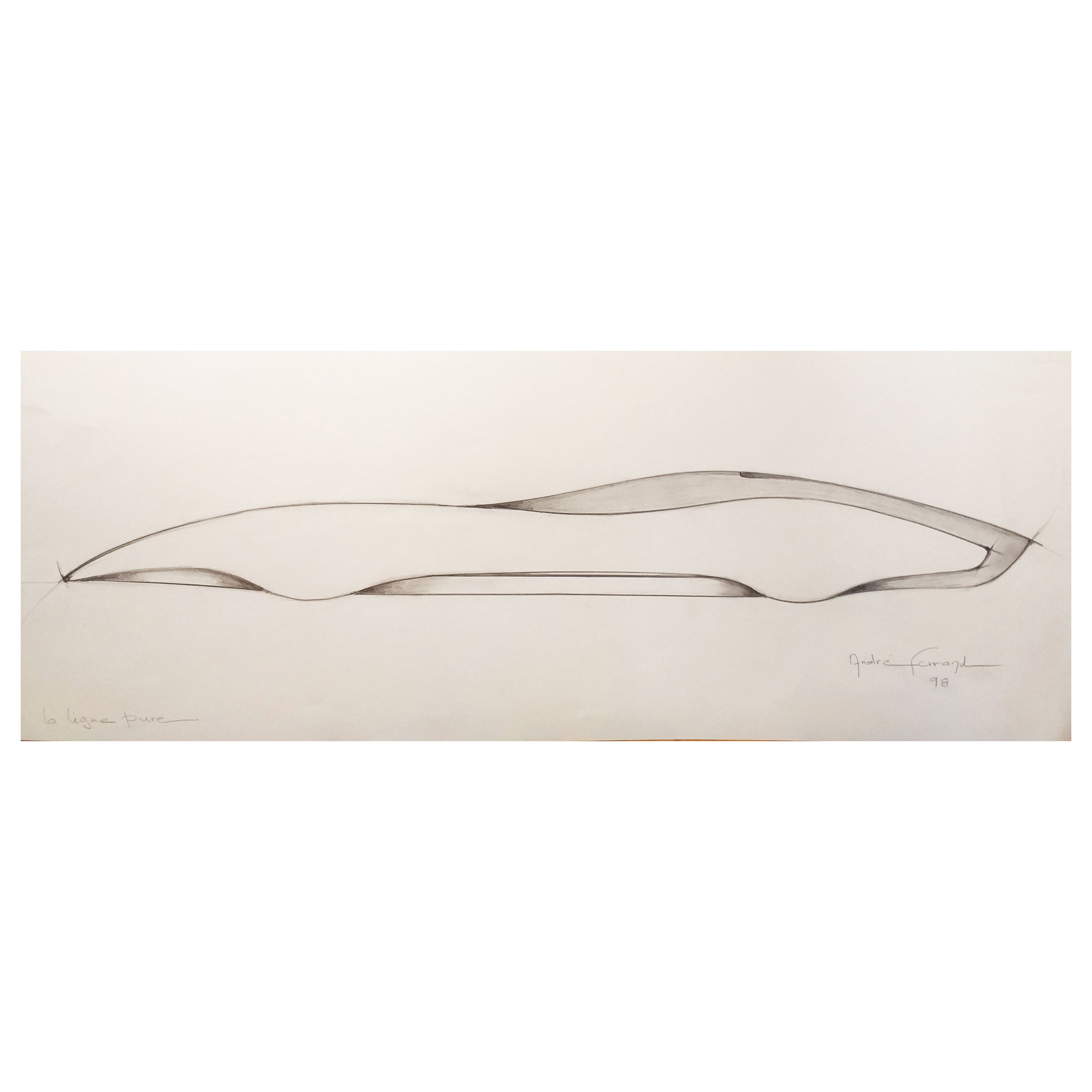 Andr Ferrand, die perfekte Linie, Bleistift 1998