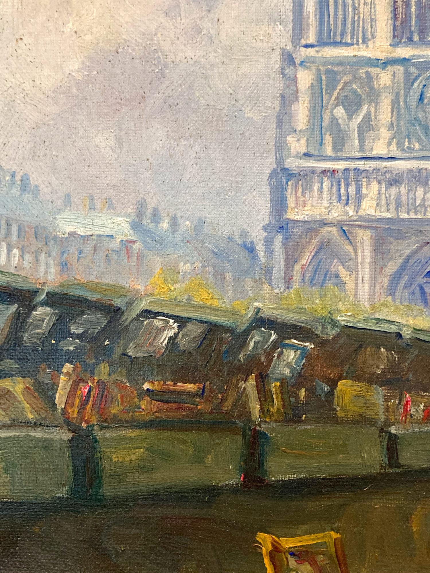 notre dame impressionist painting