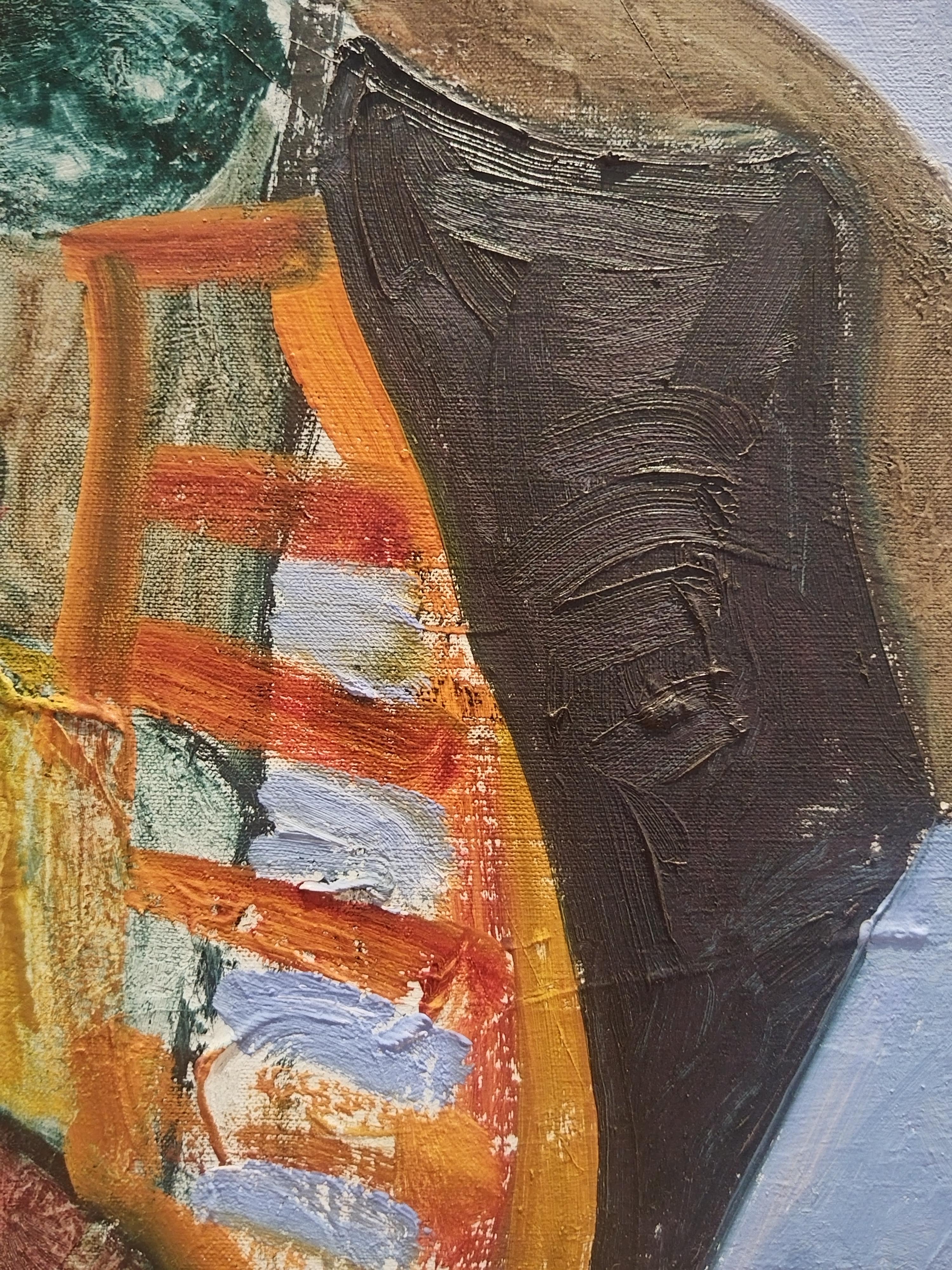 Expressionist Portrait Oil Painting 