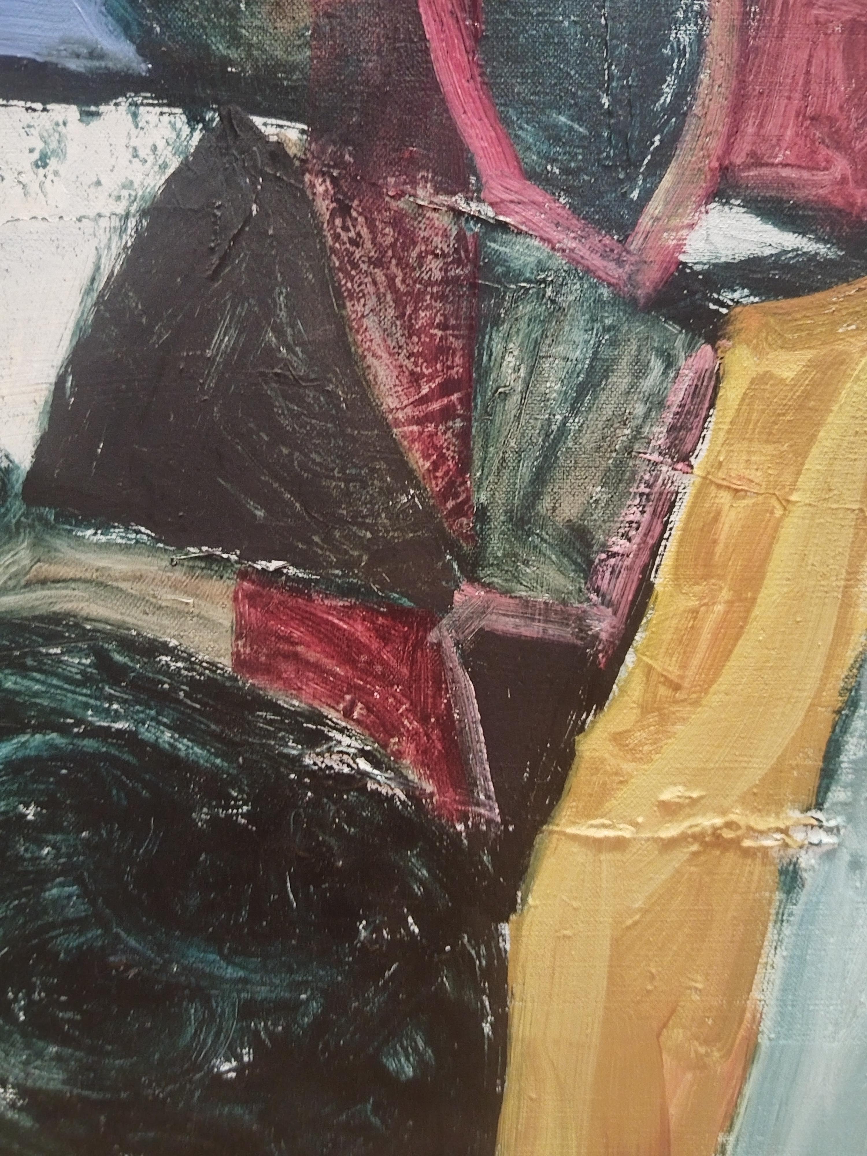 Expressionist Portrait Oil Painting 