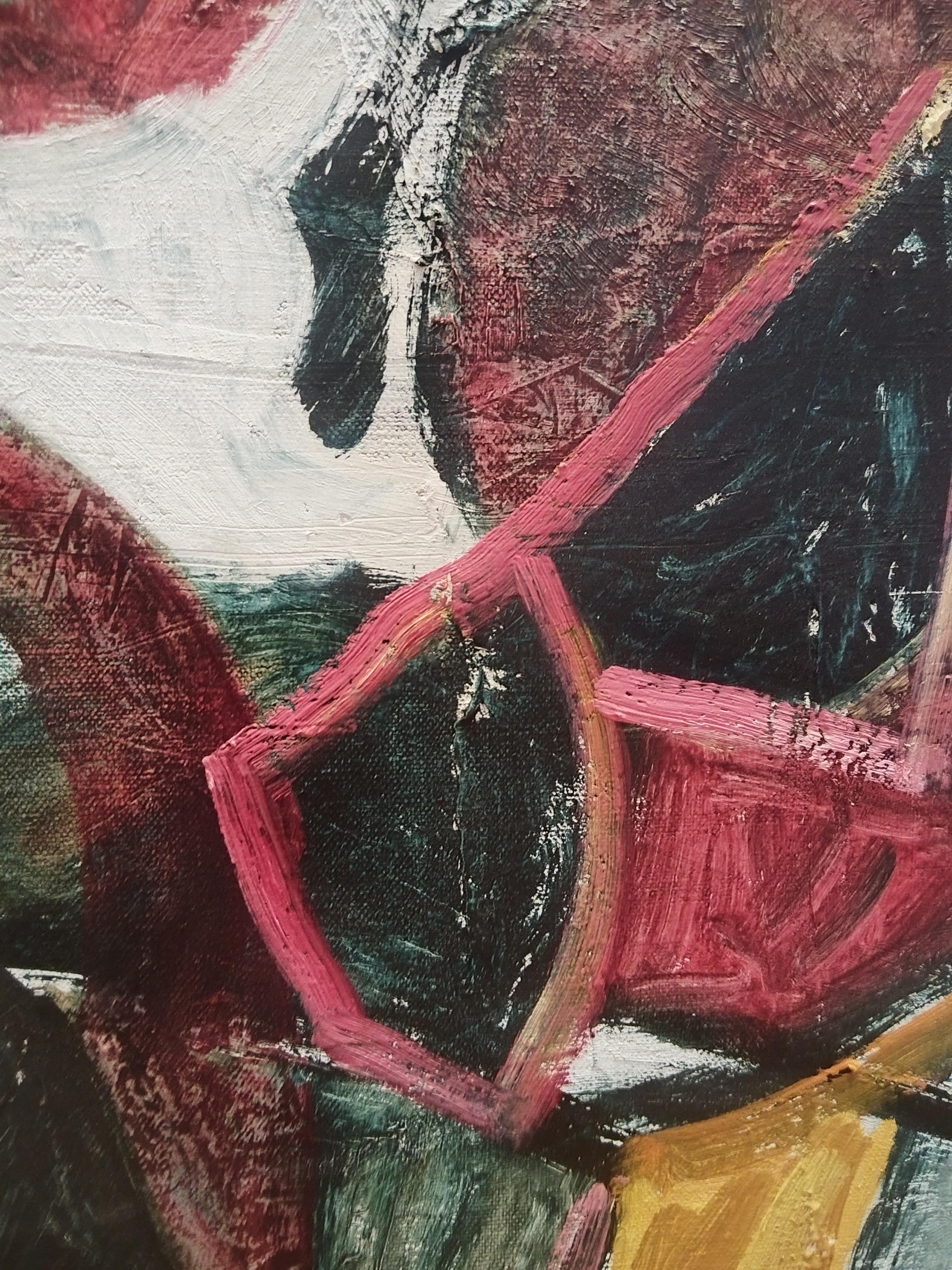Expressionist Portrait Oil Painting 