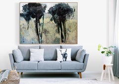 Large Expressive Landscape Oil Painting "Bushveld Fragments"