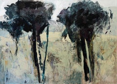 Large Expressive Landscape Oil Painting "Bushveld Fragments"