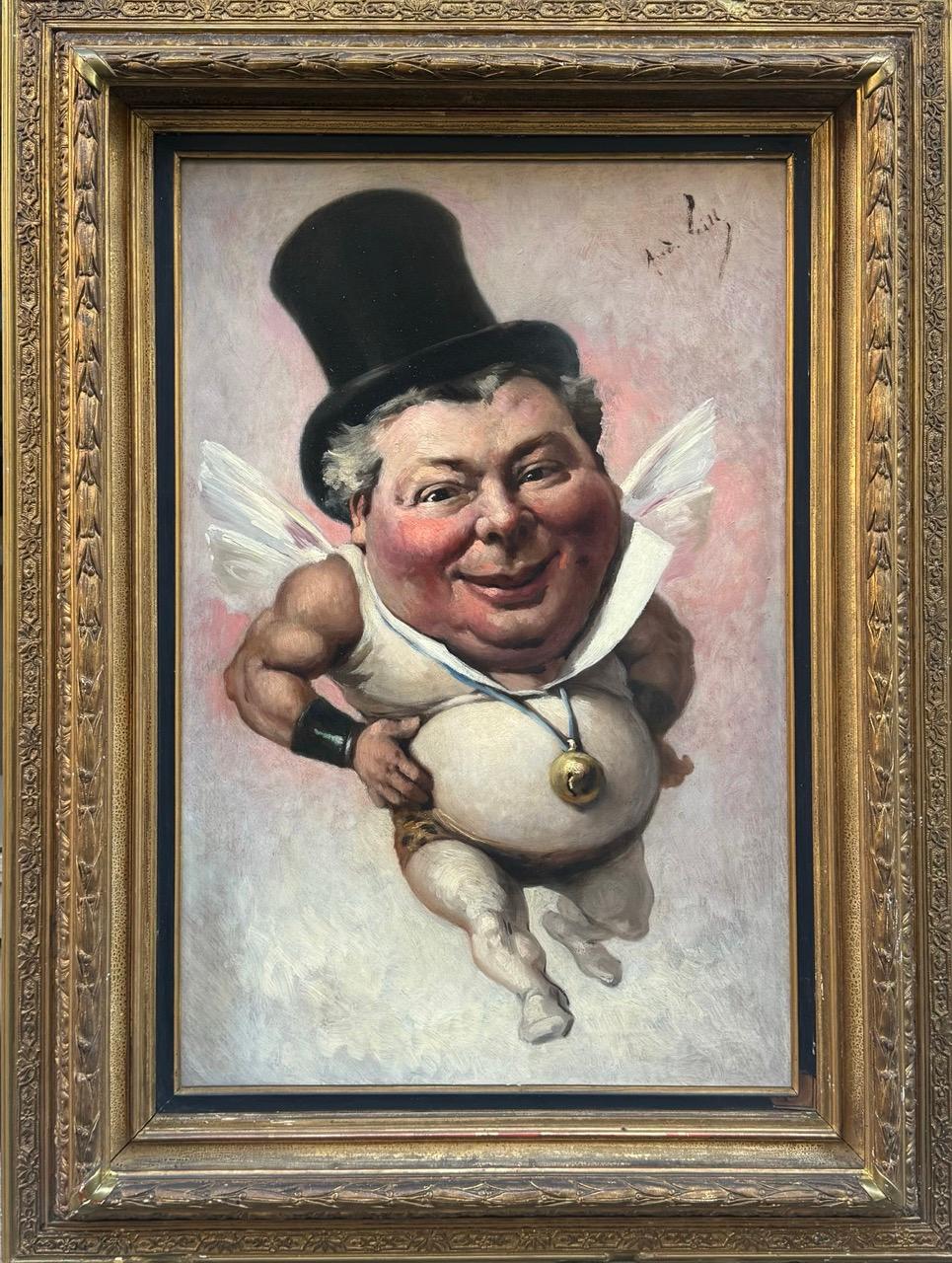 Ritratto di Daubray - Painting di André Gill