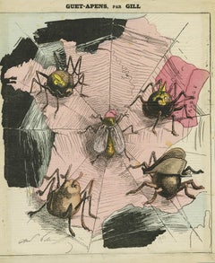 Guet-Apens, par Gill; Illustrazione di copertina da L'Eclipse, 17 marzo 1872