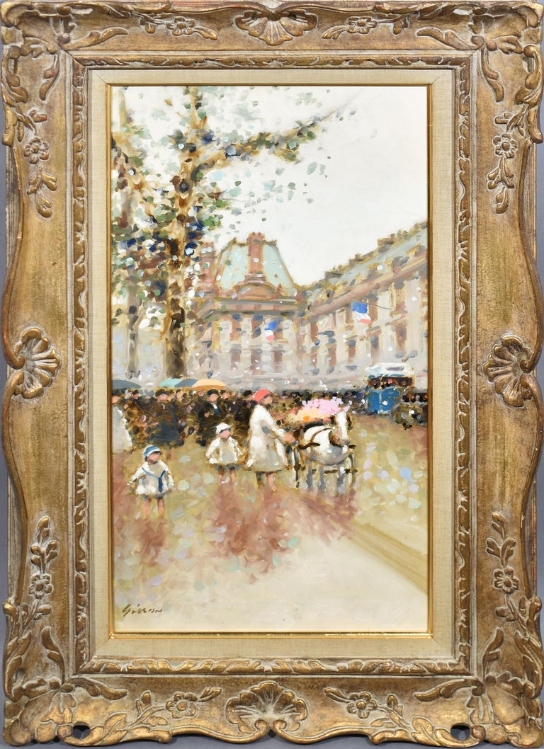 André Gisson Andre Gisson Antique Original Impressionist Paris Street