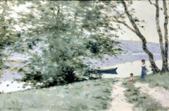 Andre (Gittelson) Gisson, Zwei Frauen am Ufer eines Flusses