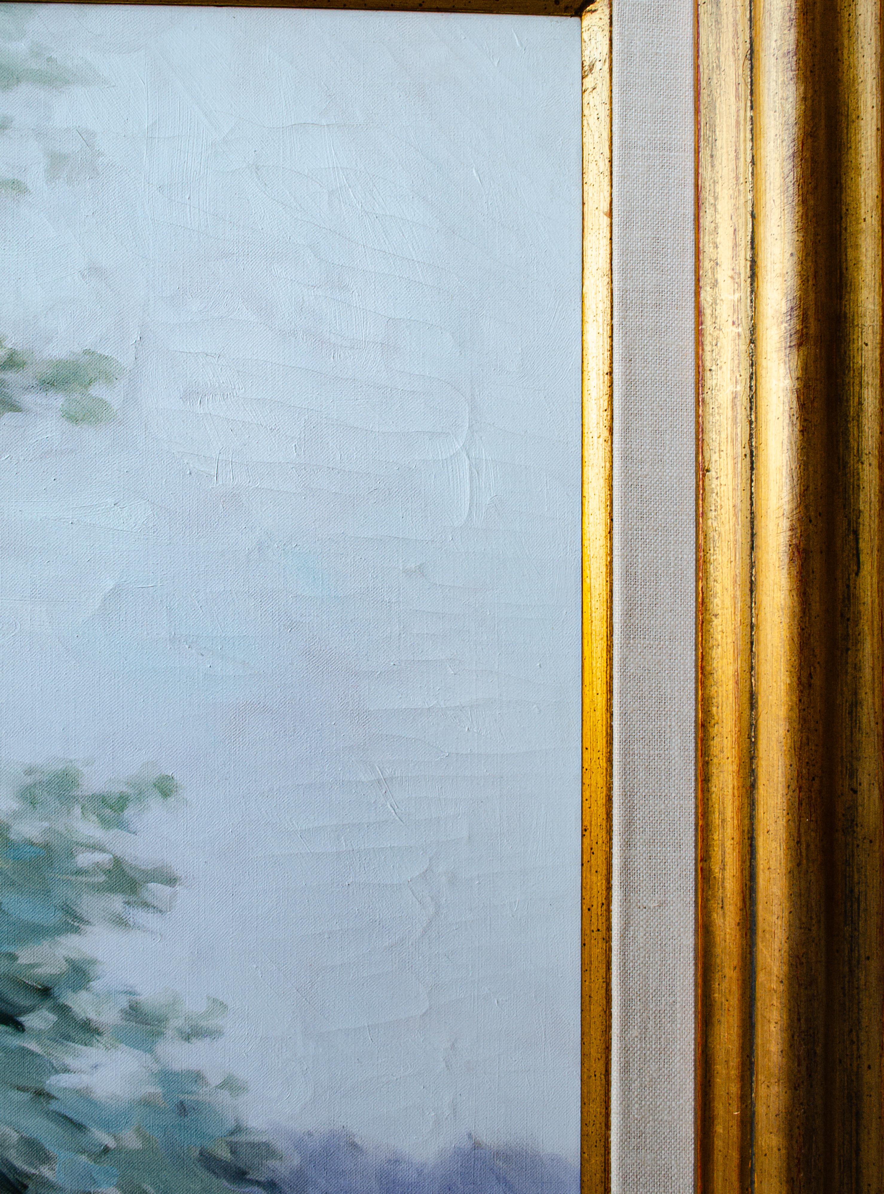 Belle peinture d'André Gisson représentant des Child & Child dans un champ en vente 3