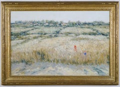 Mother & Child in a Landscape, framed in an important Carrig Rohane frame