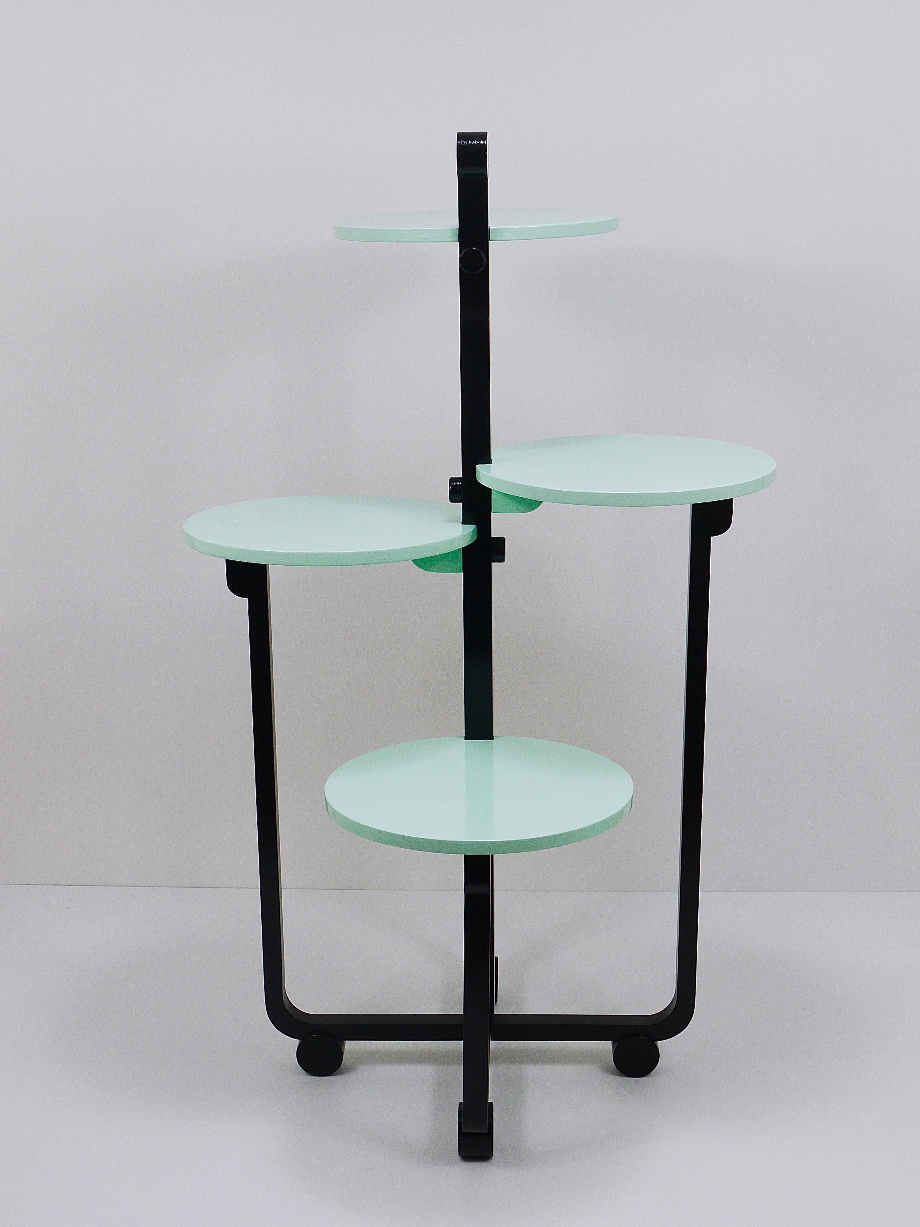 Blackened  André Groult French Art Deco Flower Stand, Rack or Shelf, France, 1920s For Sale
