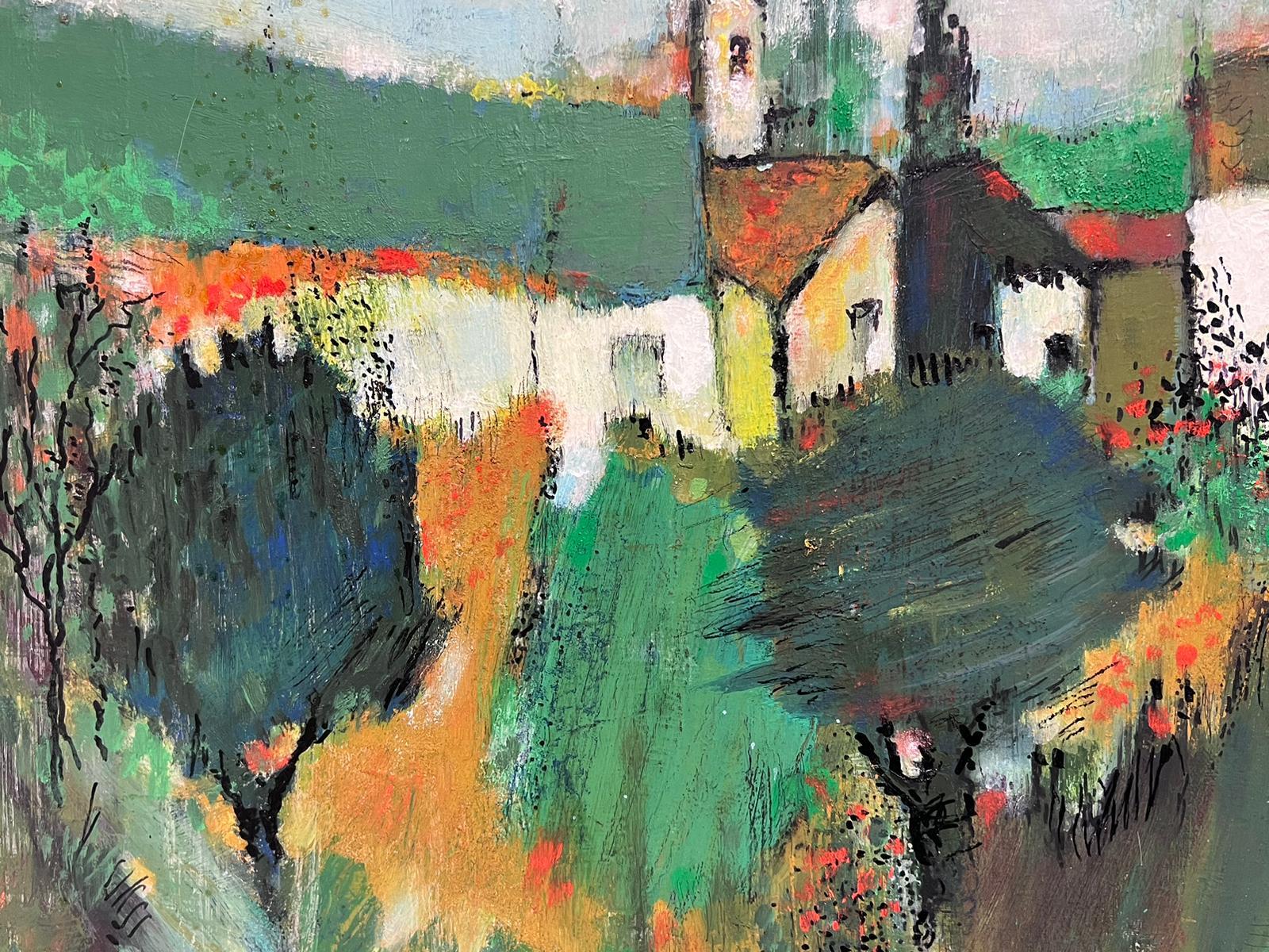 The Country Village
by Andre Guillou (French 1925-2017)
signed oil on canvas
dated 2000
canvas: 20 x 26 inches
provenance: private collection, France
condition: very good and sound condition