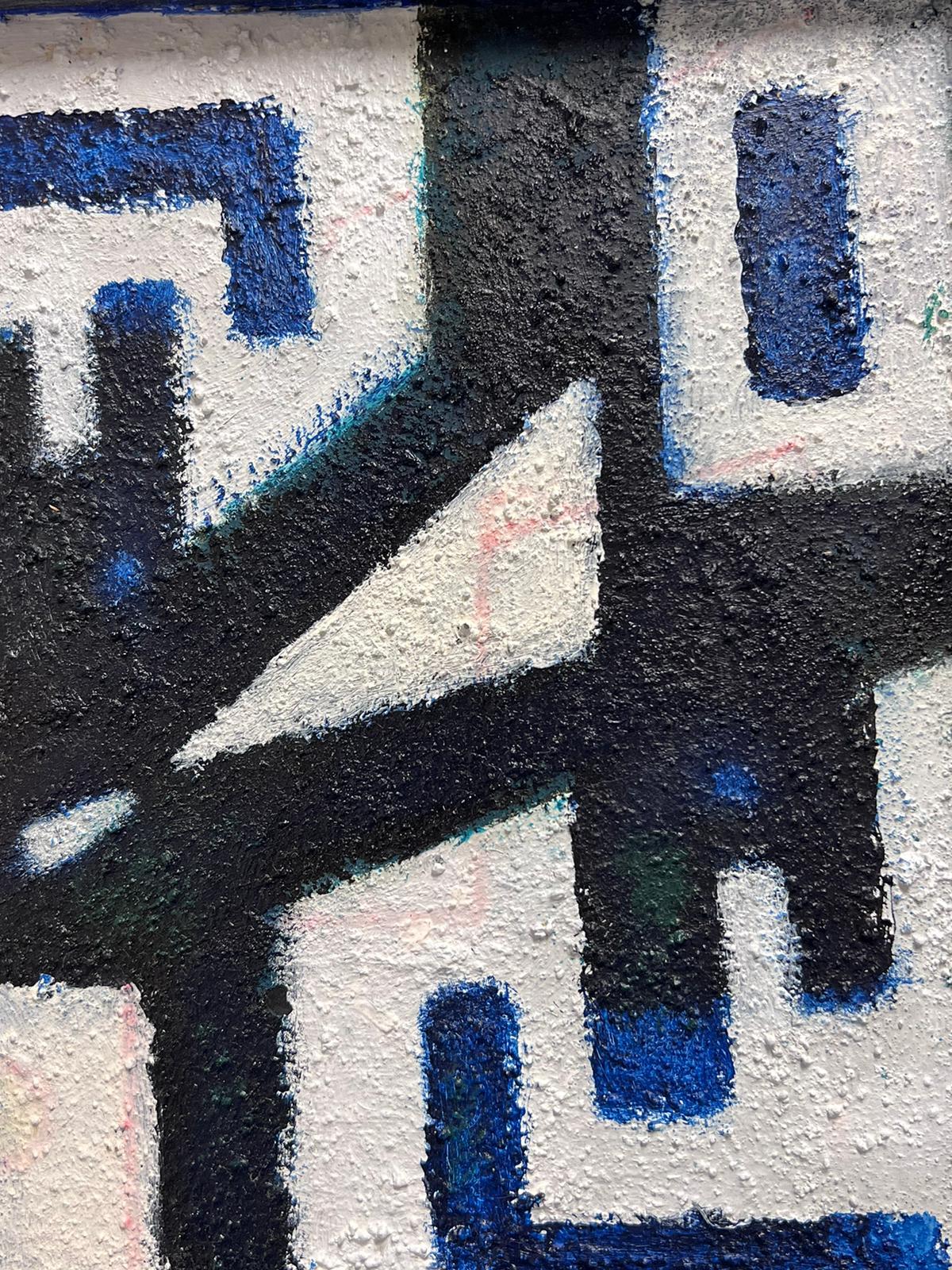 Kubistische Komposition
von Andre Guillo (Französisch 1925-2017)
Öl auf Leinwand, gerahmt
Gerahmt: 11 x 9,25 Zoll
Leinwand: 10 x 8 Zoll
Herkunft: Nachlass des Künstlers, Frankreich
Zustand: sehr guter und gesunder Zustand