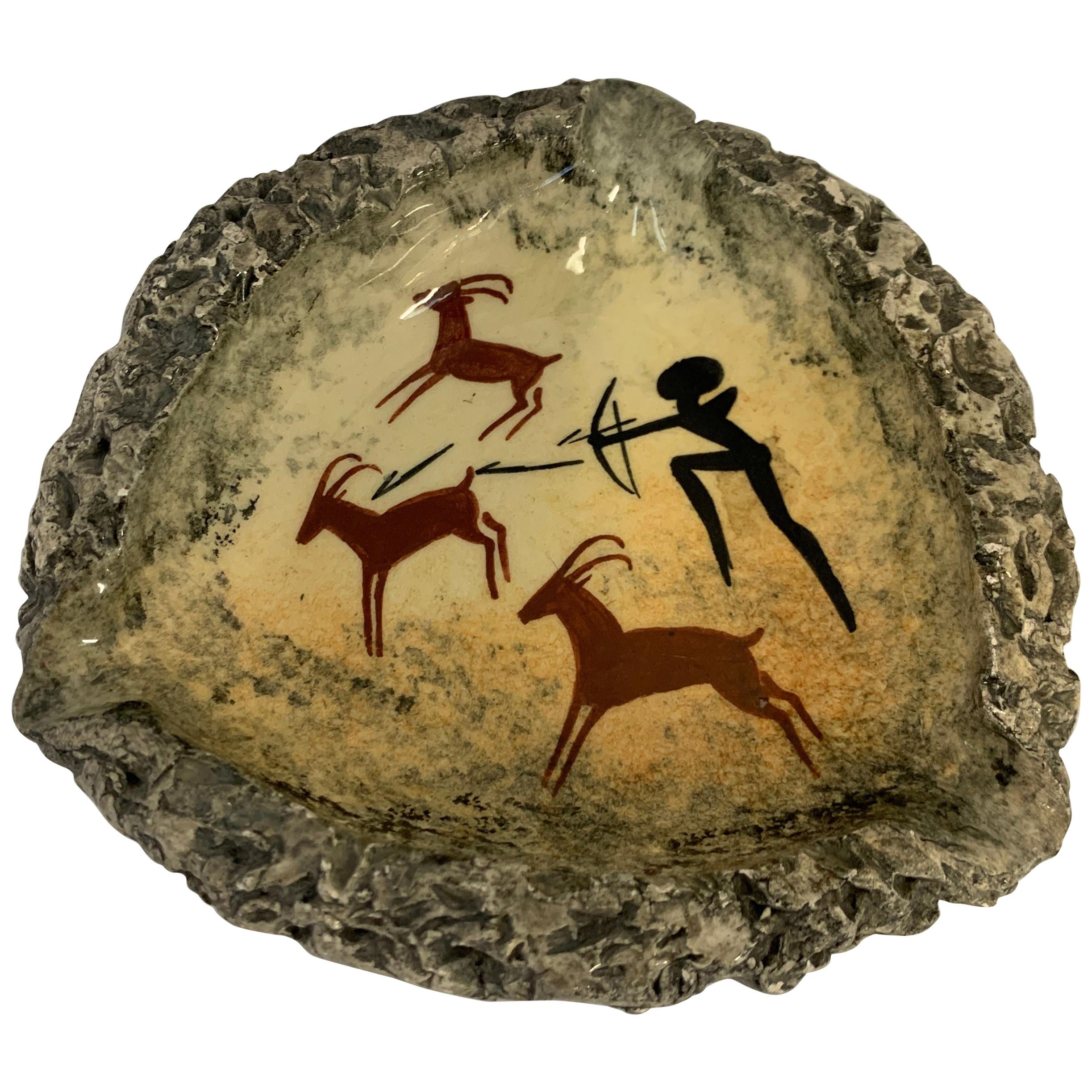 Poterie de Lascaux d'André Guiron Vallauris en vente