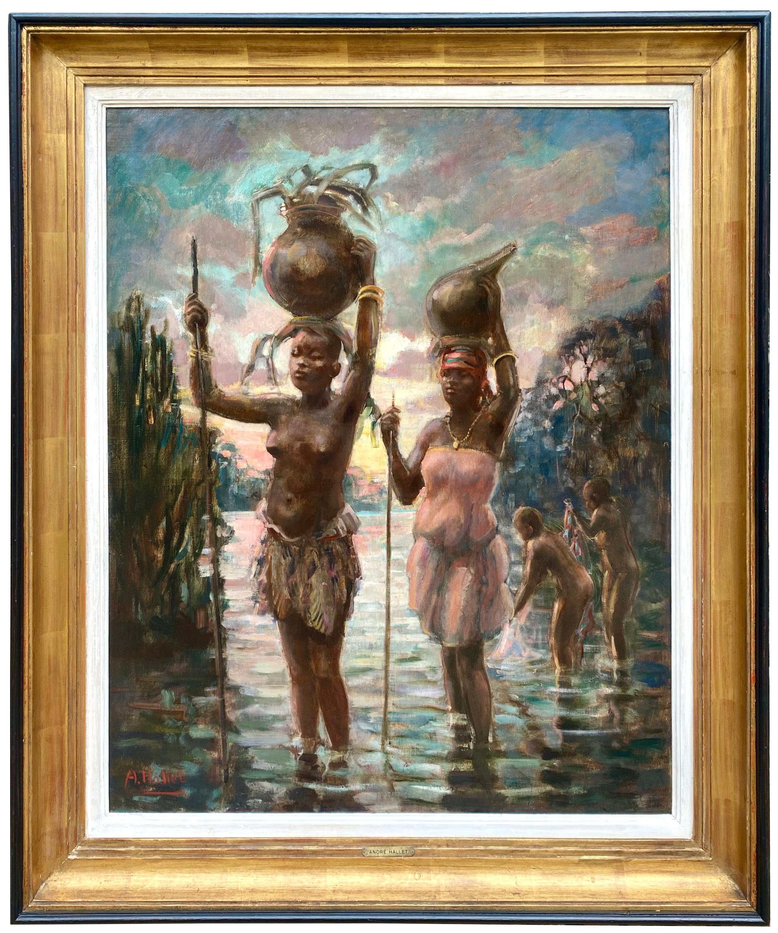 André Hallet
Lieja, Bélgica 1890 - 1959 Kisenyi, Ruanda
Pintor belga

Los Aguadores

Firma: firmado abajo a la izquierda "A. Hallet", colocado y nombrado en el reverso
Técnica: Óleo sobre lienzo
Dimensiones: tamaño de la imagen 100 x 80,5 cm, tamaño