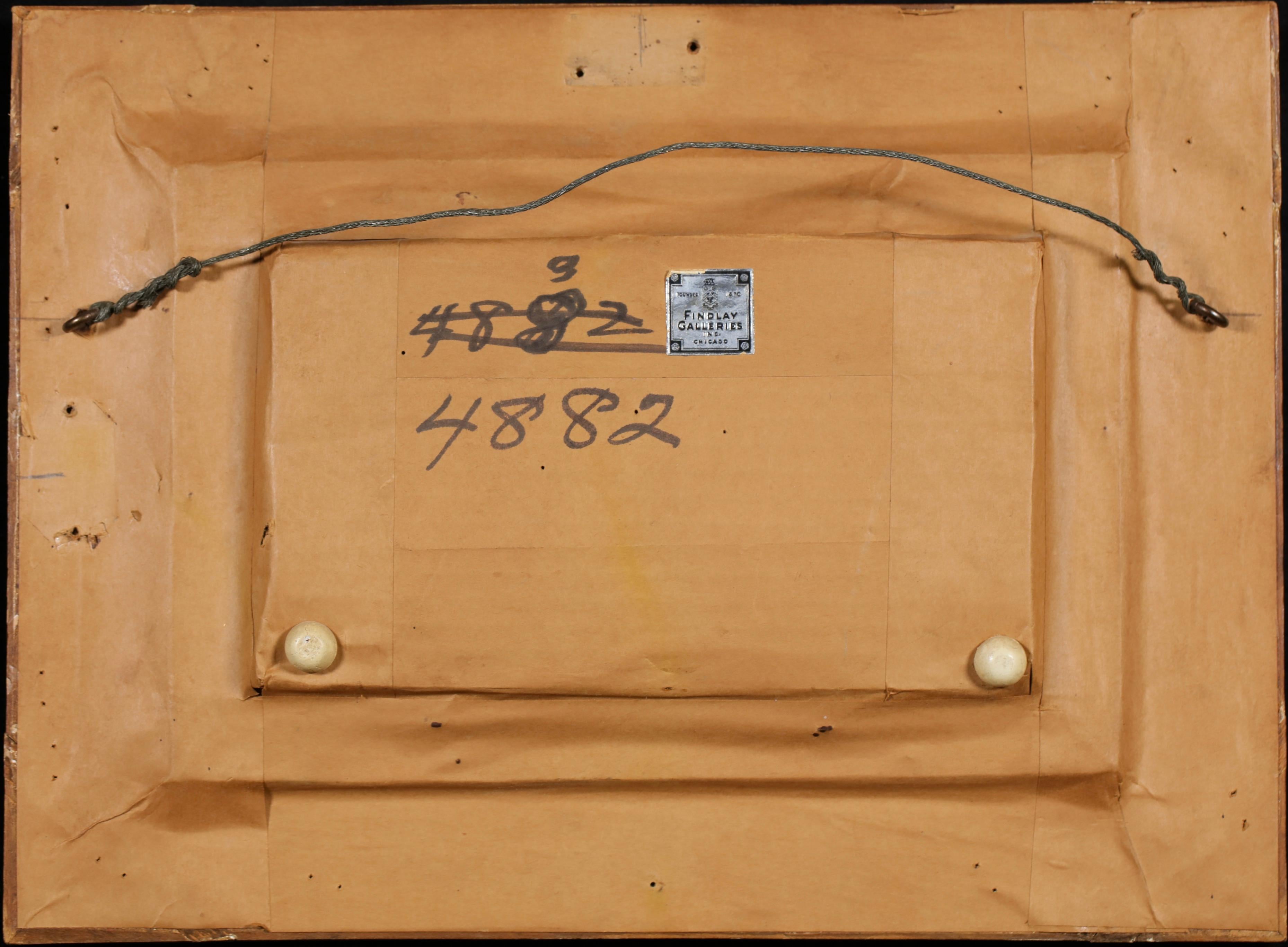 La Corbeille de Fruits - Modernes Stillleben Ölgemälde von André Hambourg im Angebot 5