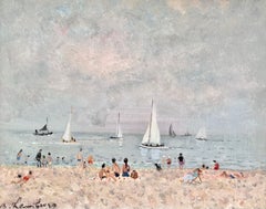 Scène de Plage par Beau Temps, 1962