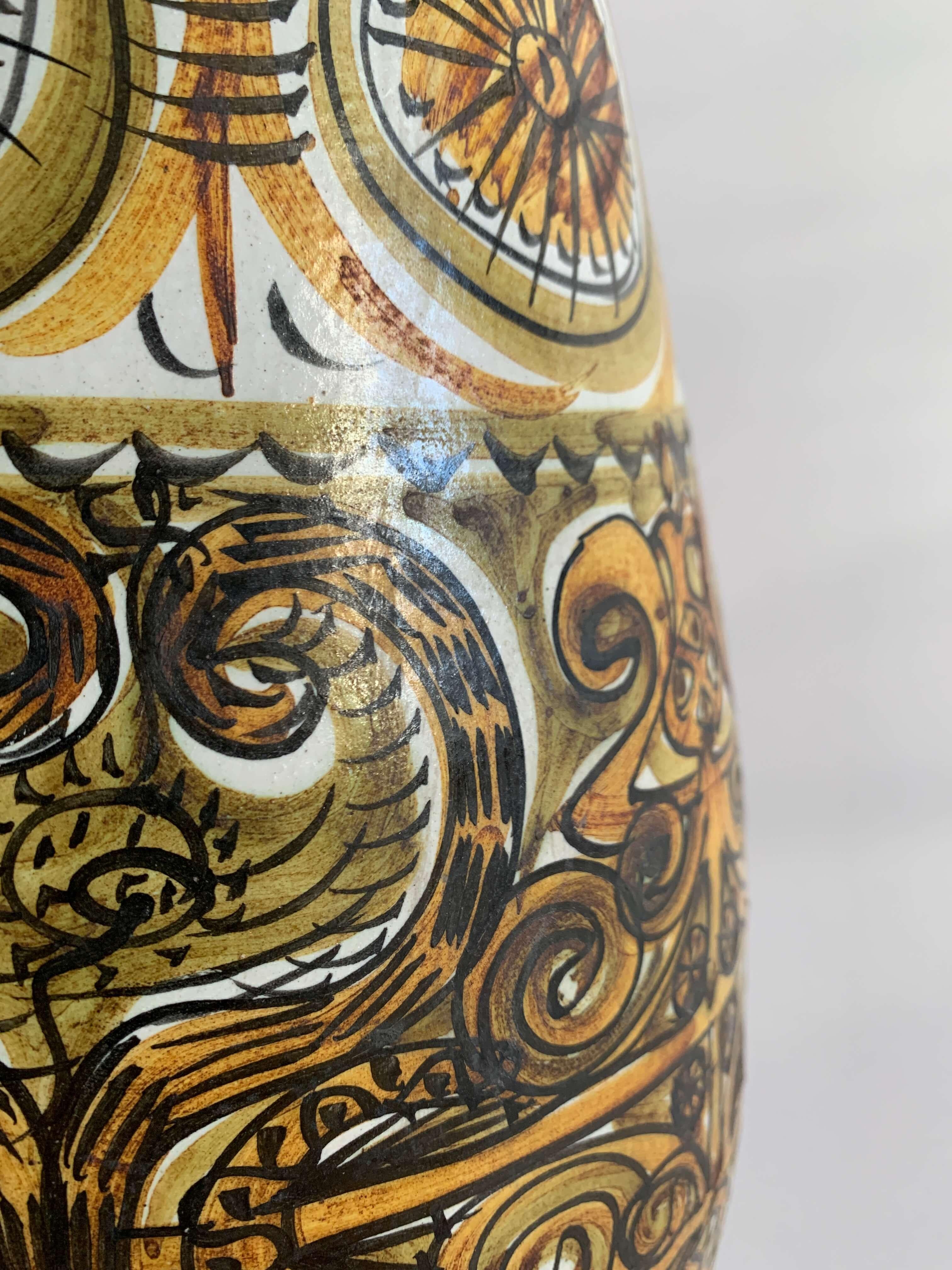 André Horellou Keramik Lampe, Frankreich im Zustand „Gut“ im Angebot in L’ISLE-SUR-LA-SORGUE, FR