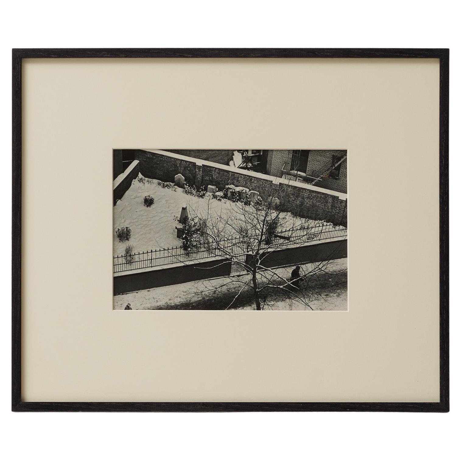Andre Kerstesz Photographie encadrée et tamponnée en noir et blanc