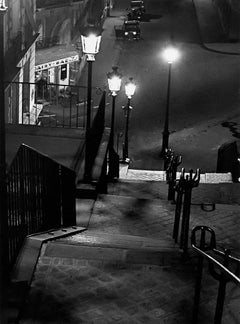 Vintage The Daisy Bar, Montmatre, Paris - Andre Kertesz (Black and White Photography)