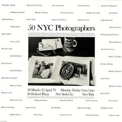 Original-Ausstellungsplakat von 50 NYC-Fotografen, 1979, Offsetdruck