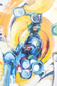 André Klumb for Maison Jansen. Oil on canvas. 1970s.