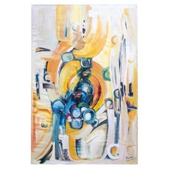 André Klumb for Maison Jansen. Oil on canvas. 1970s.