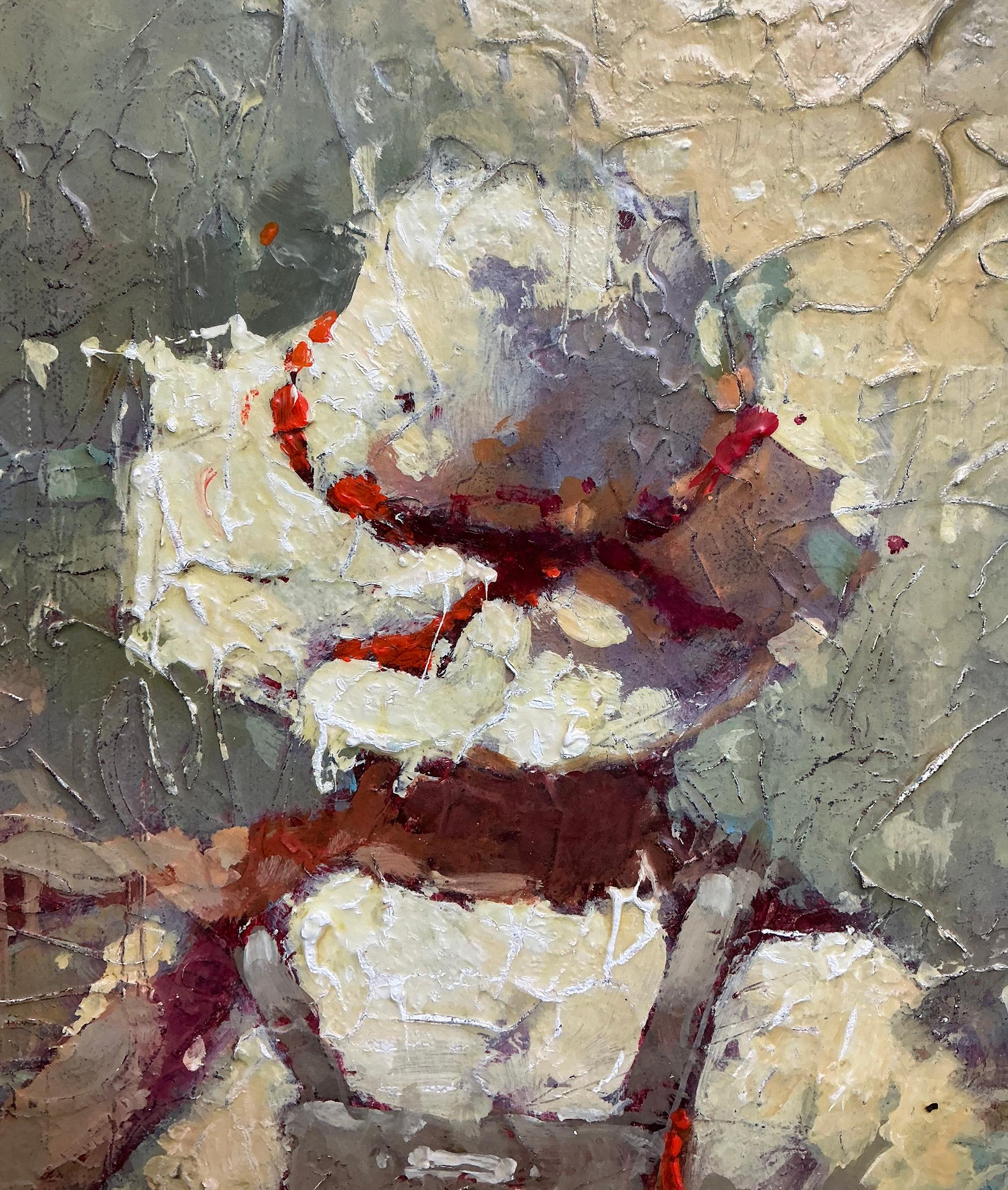 To Marseille, Oil, Impressionist, Contemporary Figurative Original Andre Kohn (Schwarz), Figurative Painting, von Andre Kohn 