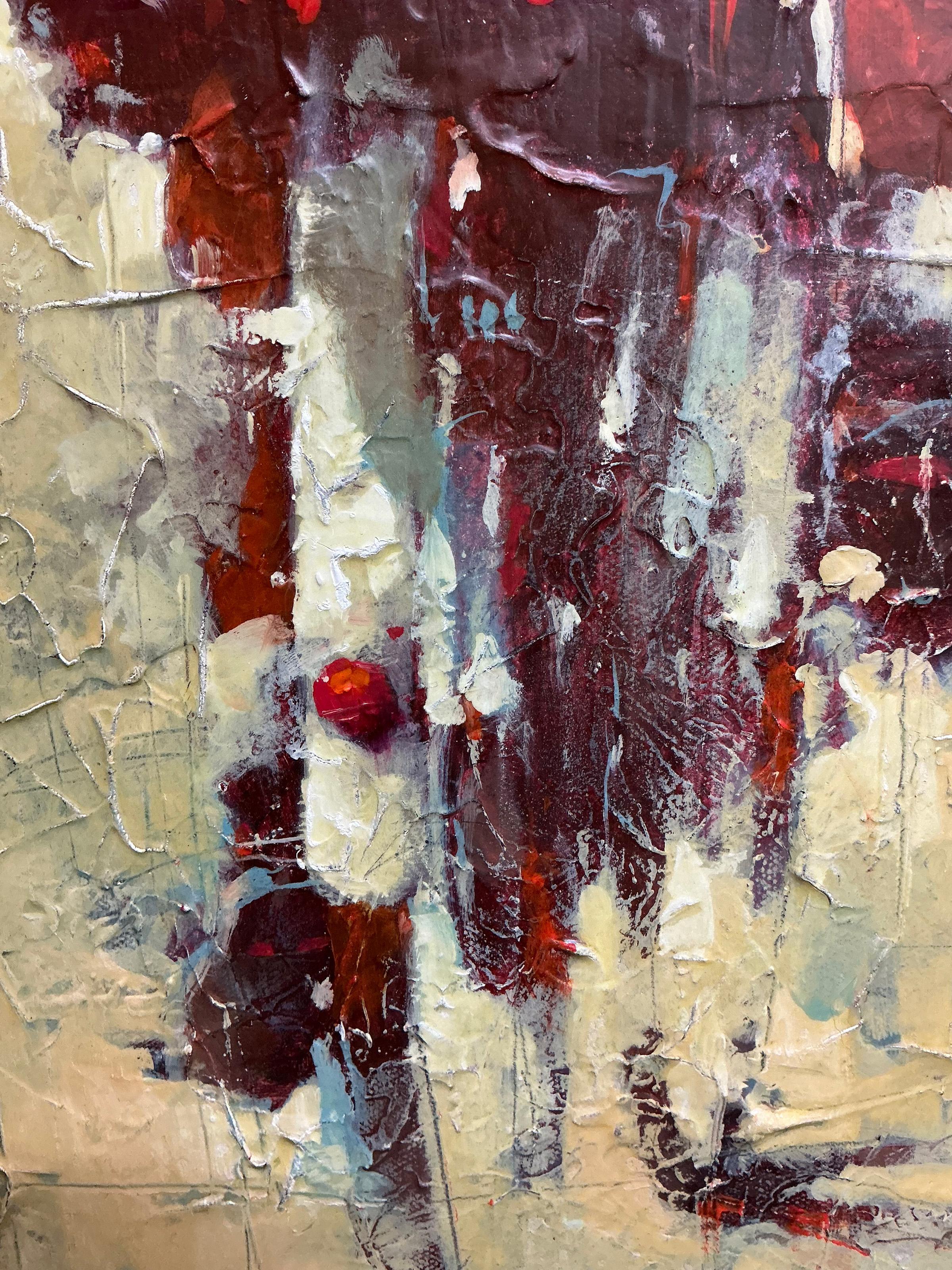 To Marseille, Oil, Impressionist, Contemporary Figurative Original Andre Kohn im Angebot 1