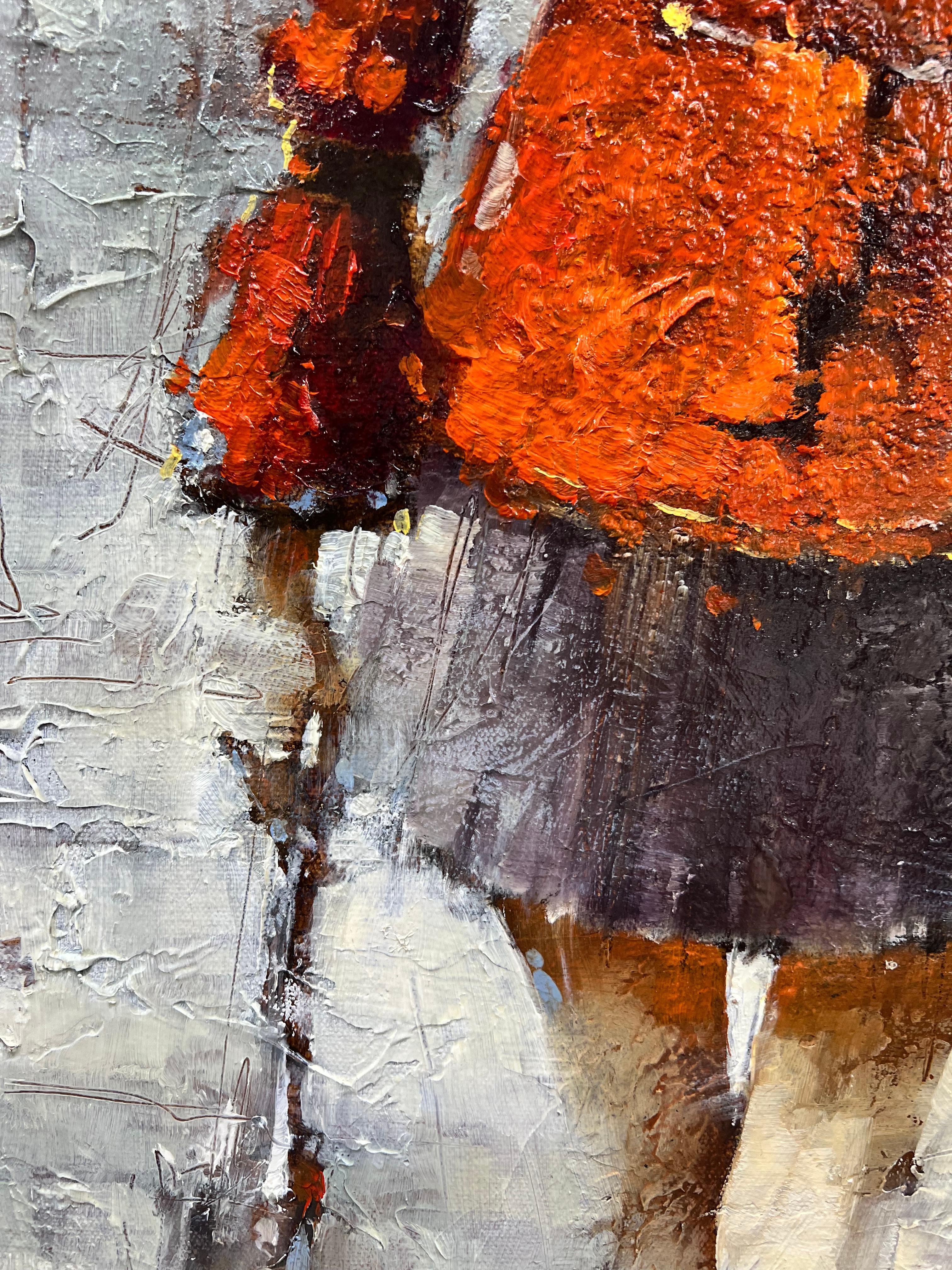 Vintage Yves Saint Laurent - Painting by Andre Kohn 