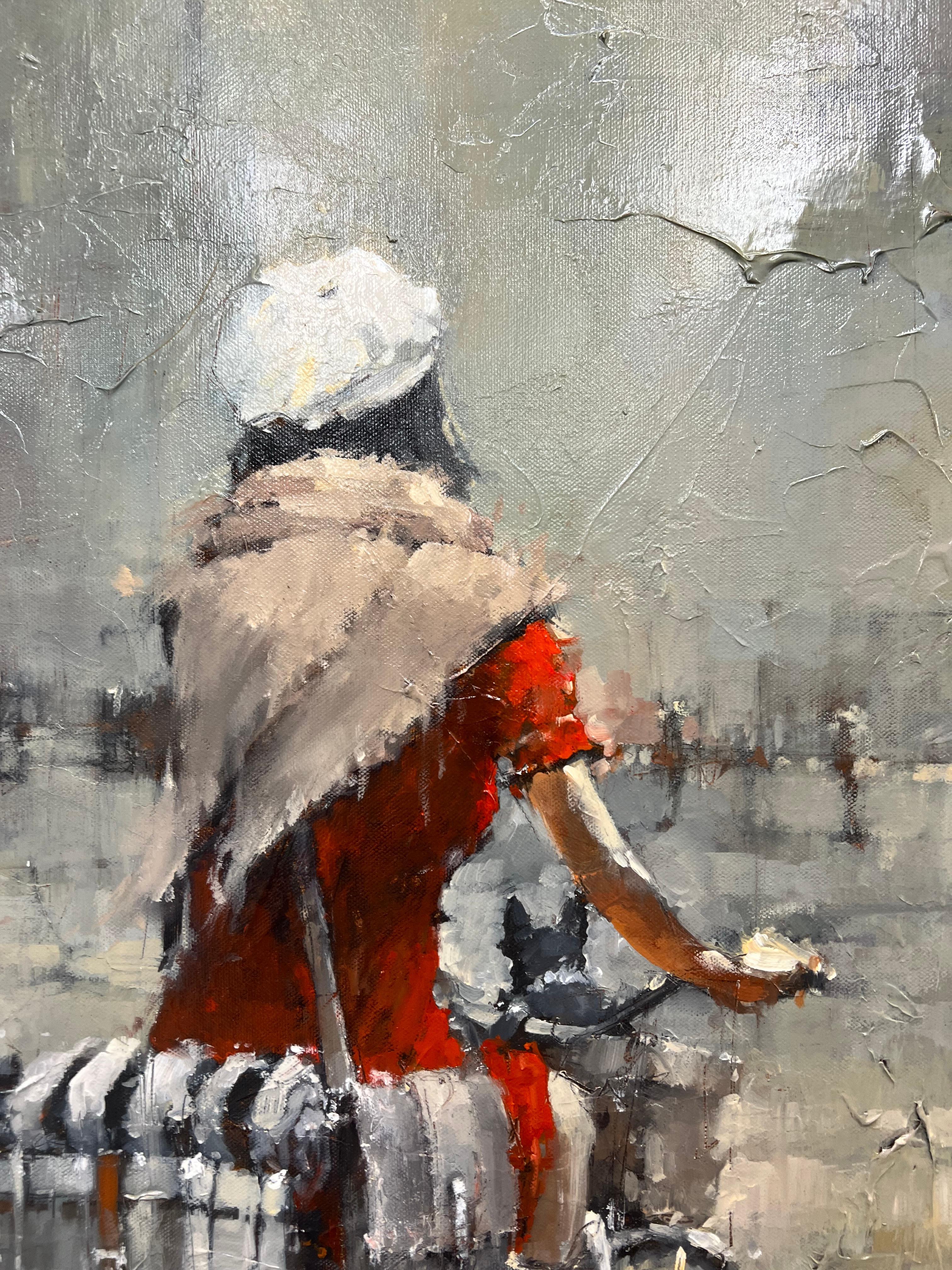 Weekend in Marseille - Painting by Andre Kohn 
