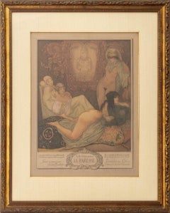 "Les Septs Peches Captitaux" [The 7 Deadly Sins] Etchings, Pair