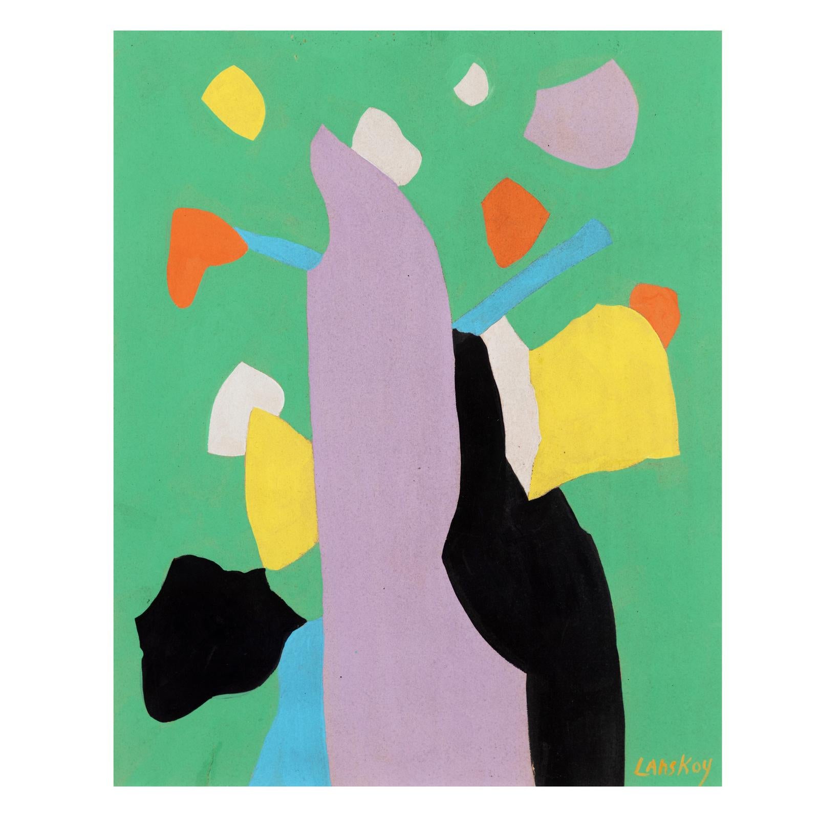 André Lanskoy (1902-1976), Öl auf Papier

Künstler: André Lanskoy
Datum: Mitte des 20. Jahrhunderts
Medium: Öl auf Papier
Abmessungen: 34,29 x 27,31 cm (13,5 x 10,75 Zoll)
Unterschrift: Signiert unten rechts
Einrahmung: Präsentiert in einem modernen