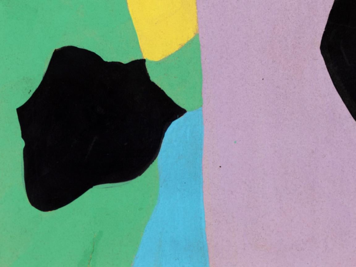 André Lanskoy (1902-1976), Öl auf Papier im Angebot 3