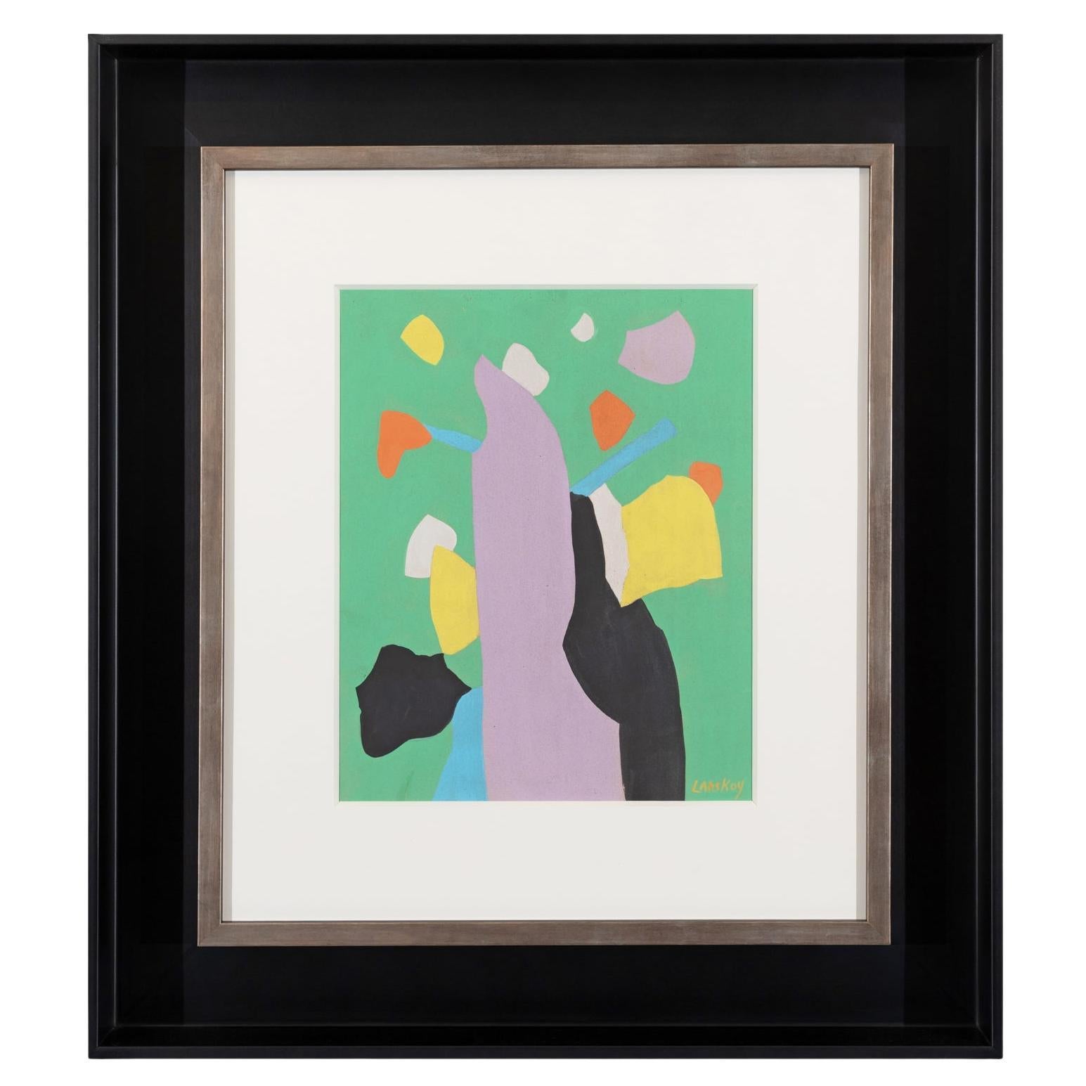 André Lanskoy (1902-1976), Öl auf Papier im Angebot