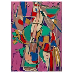 André Lanskoy, Abstract Composition, Lithograph on Arches Paper, Framed André Lanskoy, Abstract Composition, Lithograph on Arches Paper, Framed